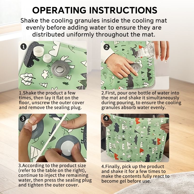 Pressure-Activated Pet Cooling Mat