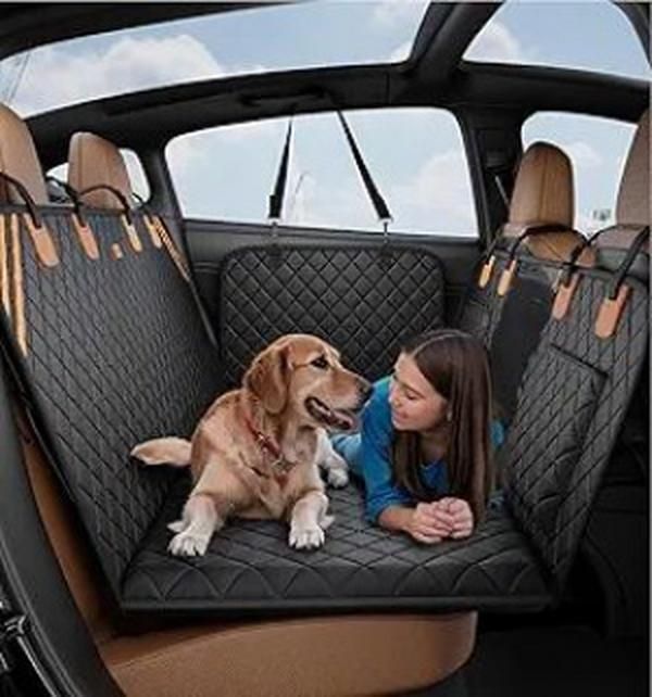 Waterproof Dog Car Hammock for Back Seat, XL