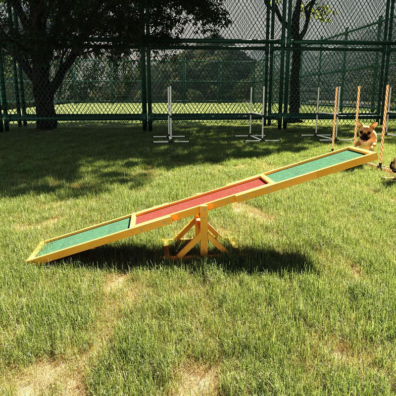 Wooden Dog Agility Seesaw for Outdoor Training