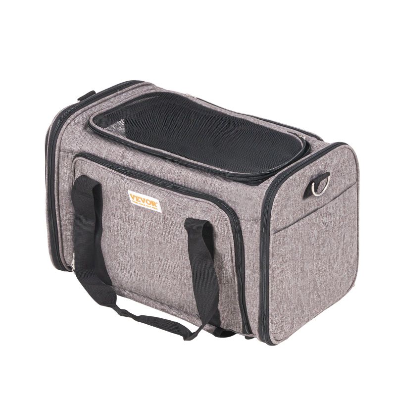 Rolling Cat Carrier with Wheels & Telescopic Handle