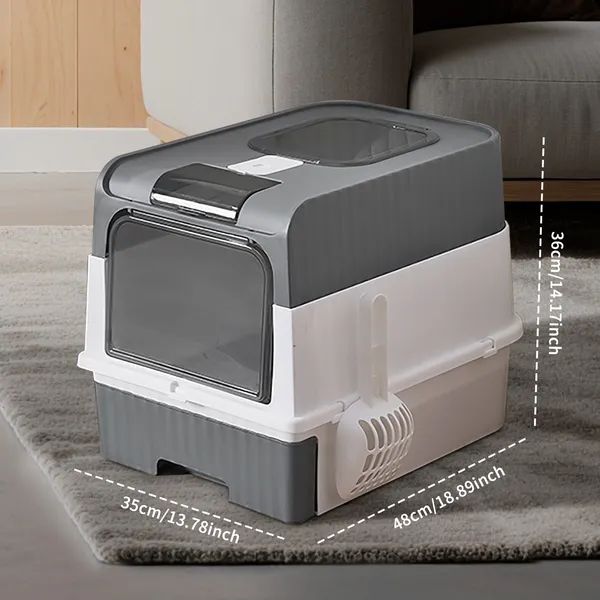 Cube Cat Litter Box With Automatic Cleaning