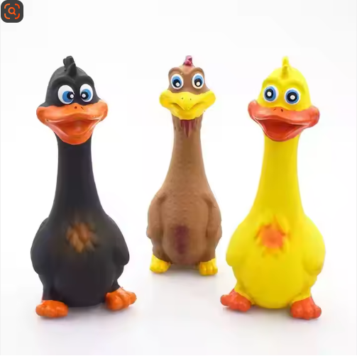 Latex Squeaky Duck Dog Toy