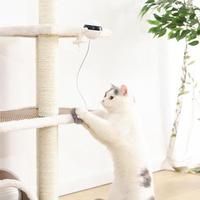 Electronic Motion Cat Toy with Rope & Fur Ball