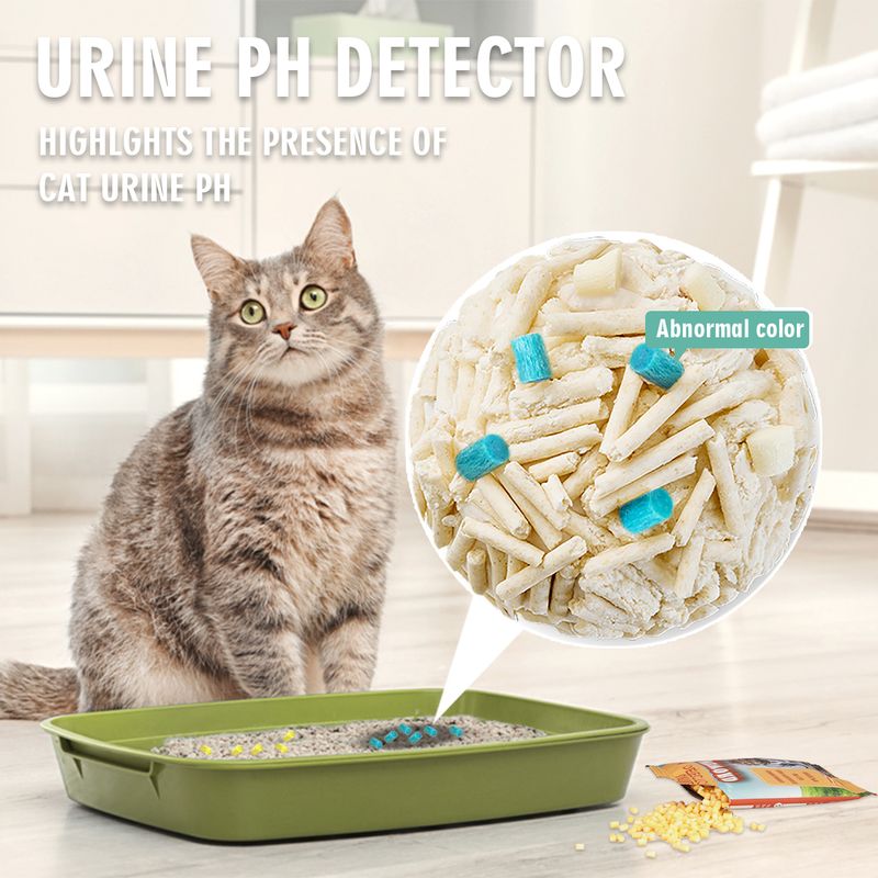 Self-Checking Cat Litter Particles