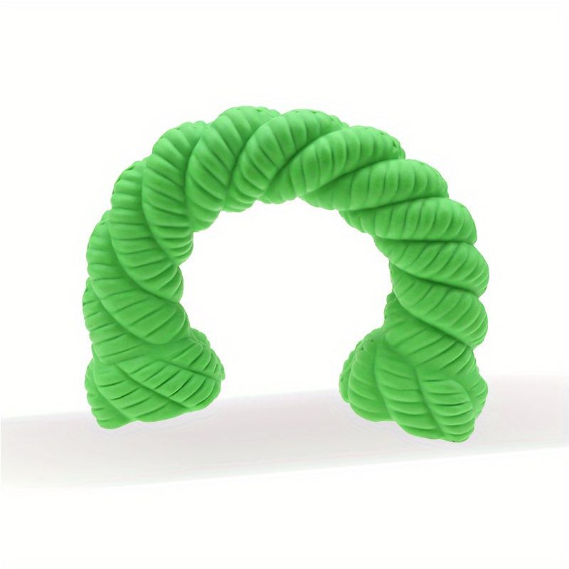 Natural Rubber Horseshoe-Shaped Dog Chew Toy