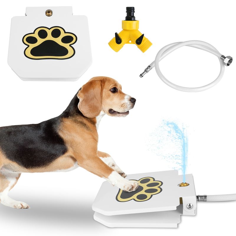 Step-On Dog Water Fountain, Outdoor