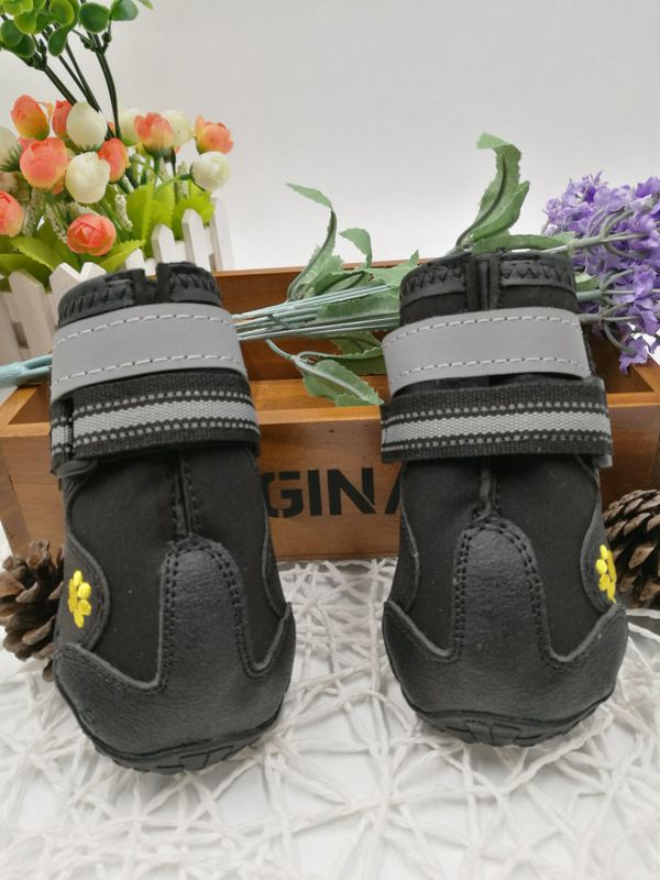 Waterproof Non-Slip Dog Shoes with Adjustable Straps