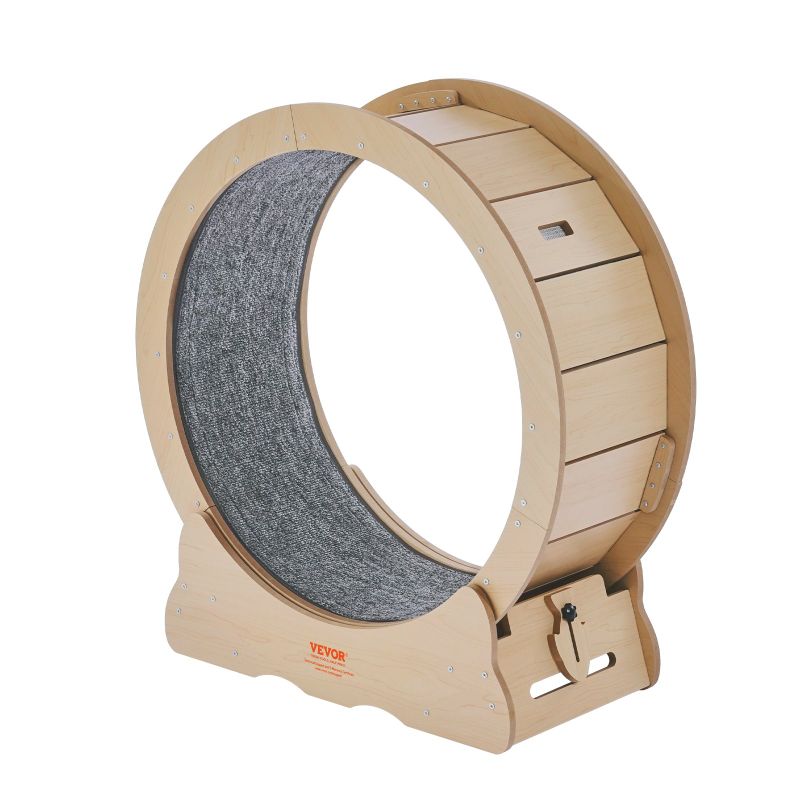 Wooden Cat Exercise Wheel, 29.5 Inch