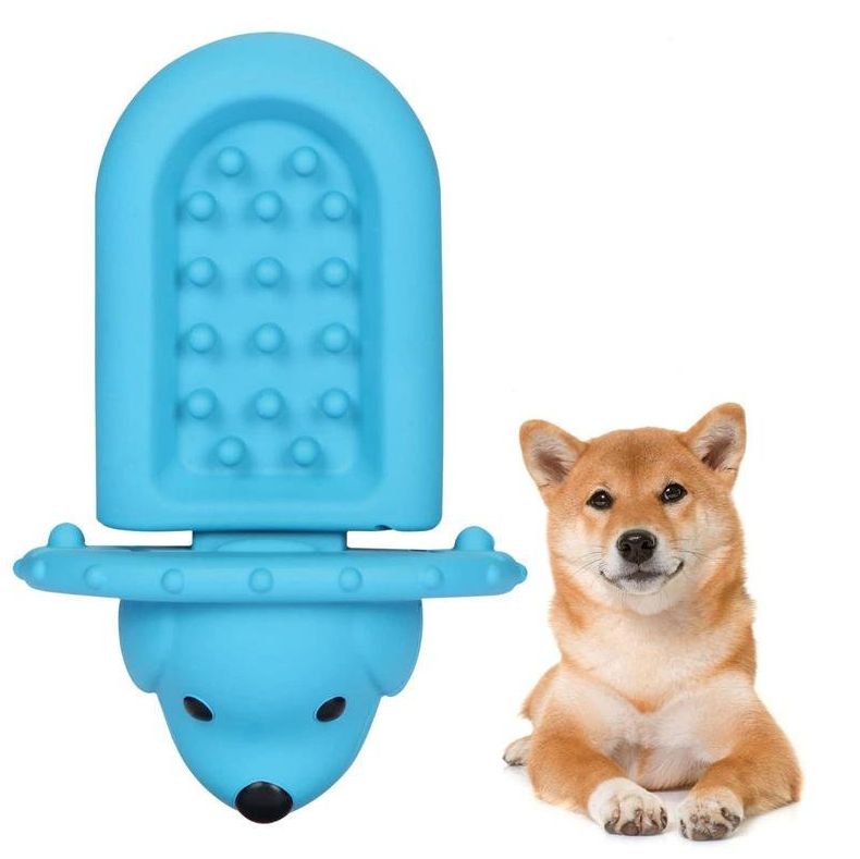 Rubber Treat-Dispensing Chew Toy for Dogs