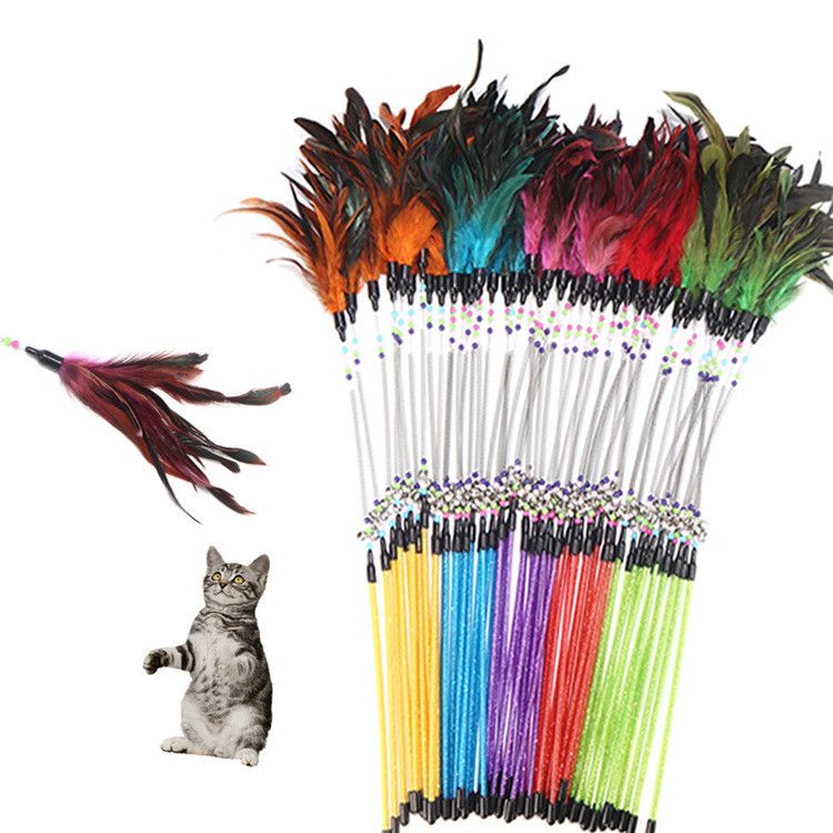 Feather & Bell Cat Teaser Wand