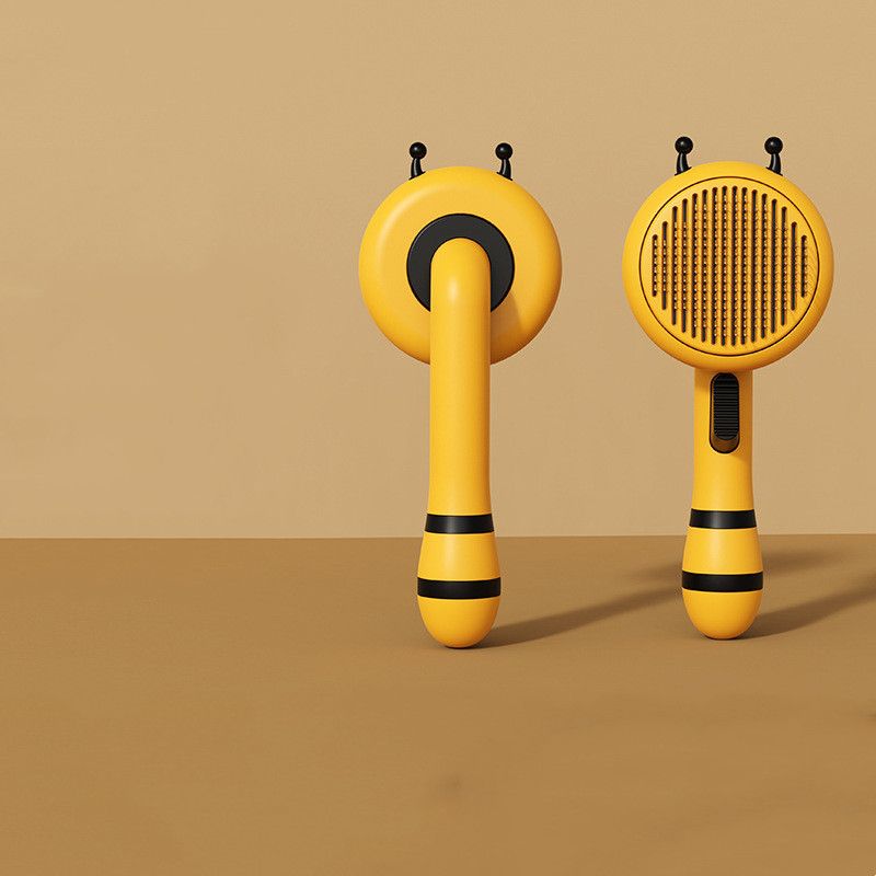 Bee-Shaped Fine Pin Comb for Cats