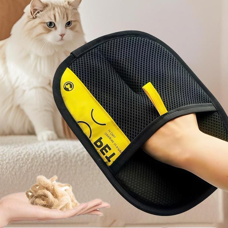 Pet Hair Removal Grooming Gloves