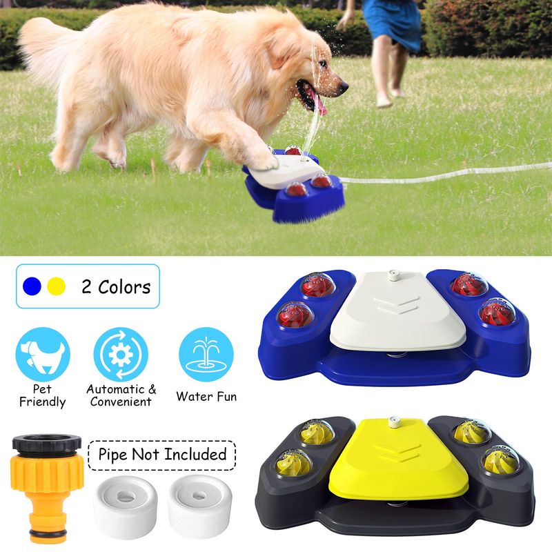 Step-On Dog Water Fountain & Sprinkler, Outdoor