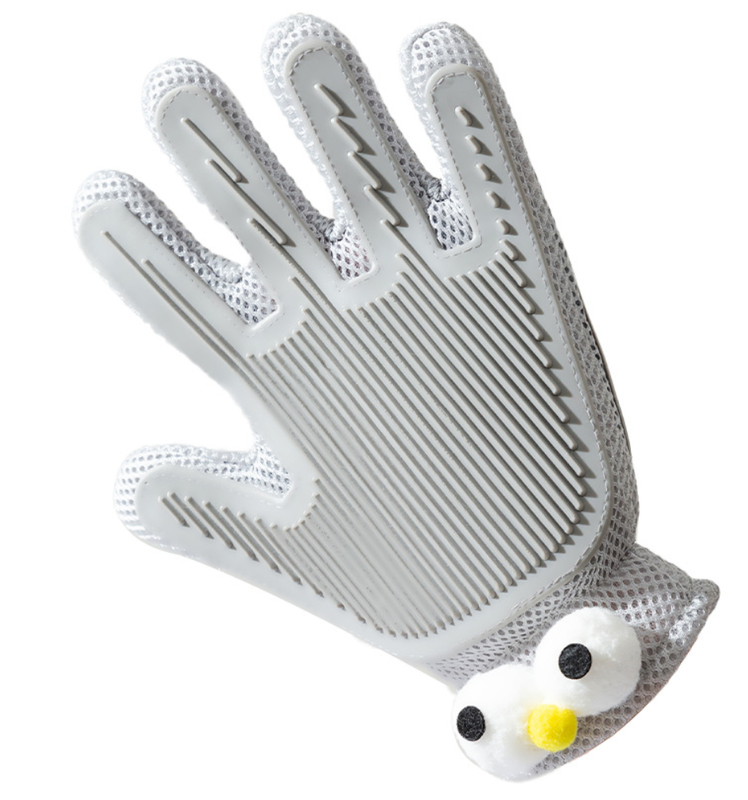 Pet Grooming Glove and Comb Set for Cats and Dogs