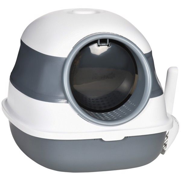Enclosed Cat Litter Box With Litter Grate And Scoop