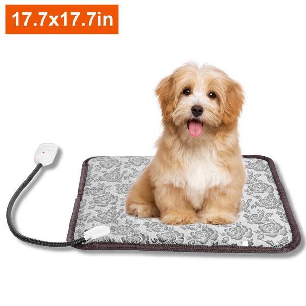 Heated Pet Pad With Anti-Bite Cord, Waterproof