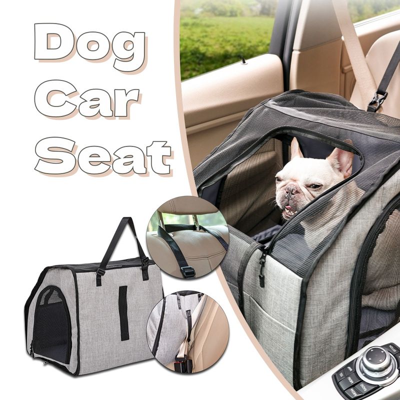Portable Foldable Dog Car Mat with PVC Frame