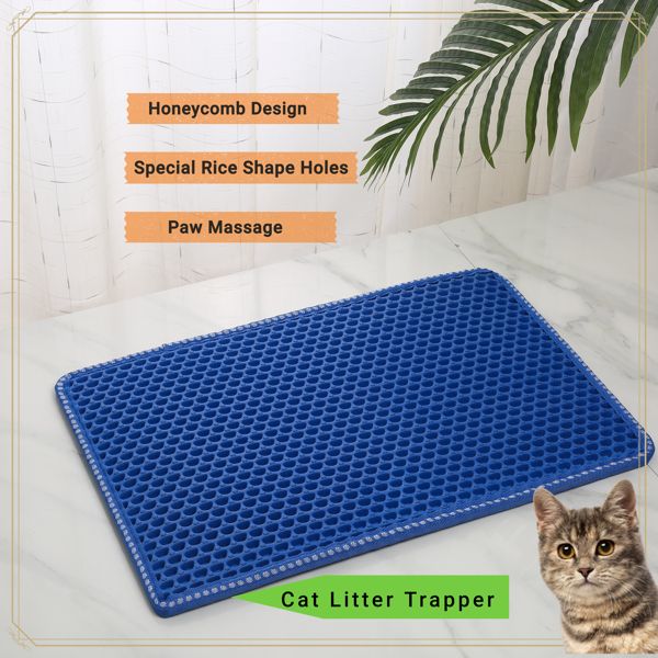 Double-Layer Cat Litter Mat
