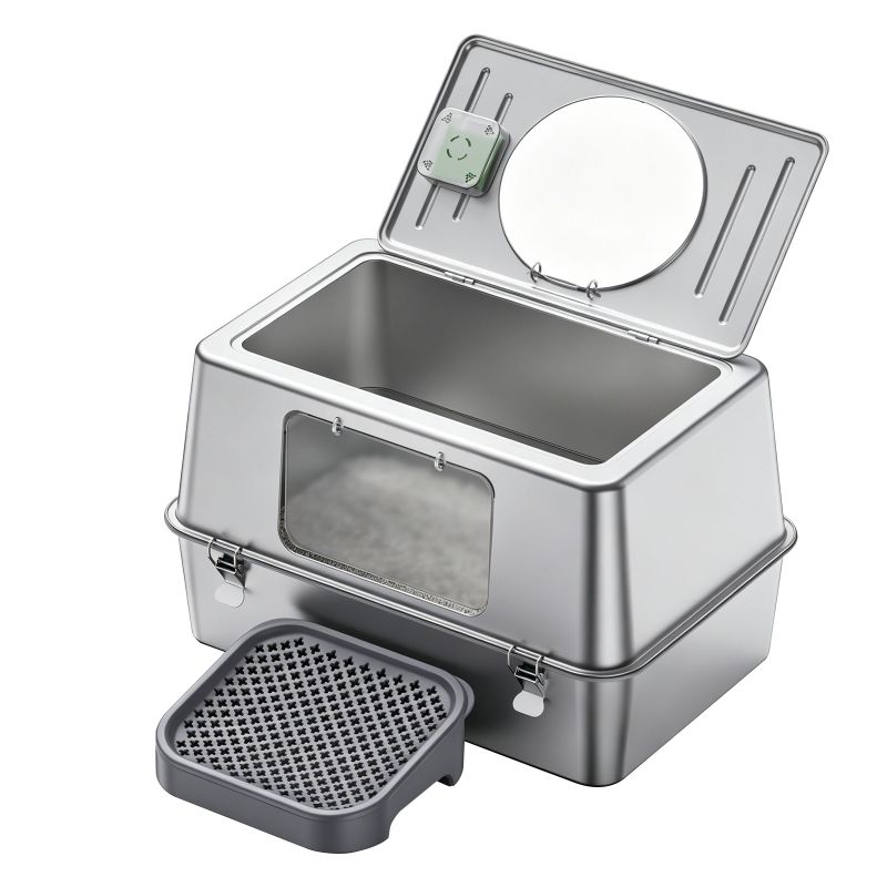 All-Stainless Steel Cat Litter Box