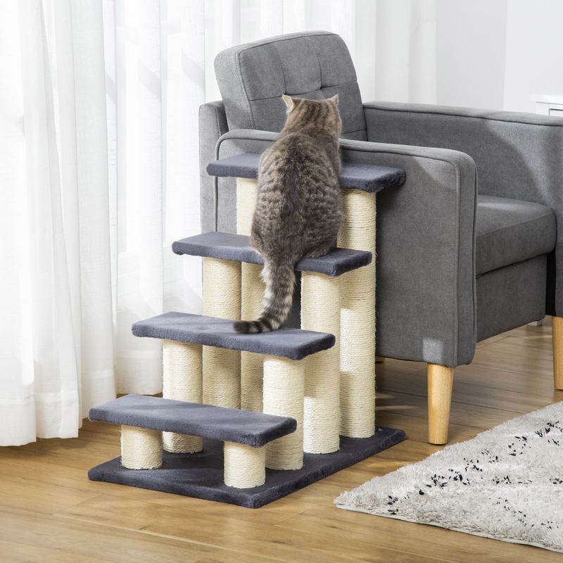 4-Step Cat Tree with Sisal Scratching Post