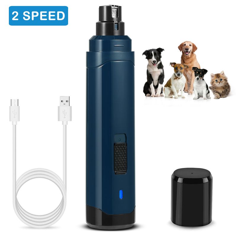 USB Rechargeable Dog & Cat Nail Grinder, 2 Speeds