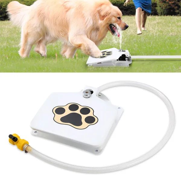 Step-On Outdoor Dog Water Fountain Sprinkler