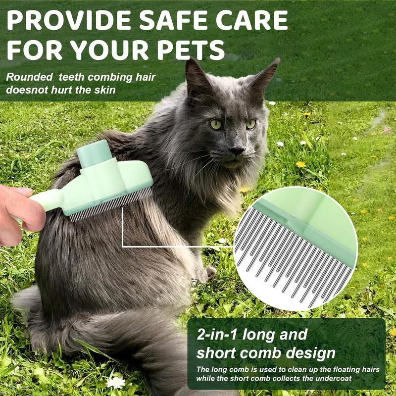Self-Cleaning Pet Comb & Knot Remover
